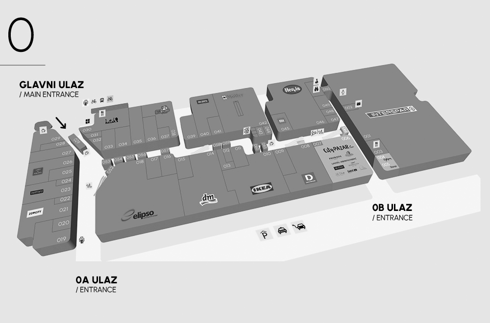 City Center Shop Map