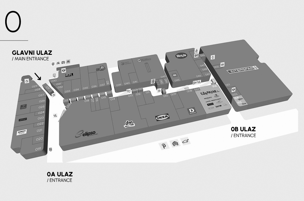 City Center Shop Map