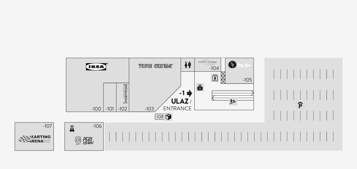 City Center Shop Map