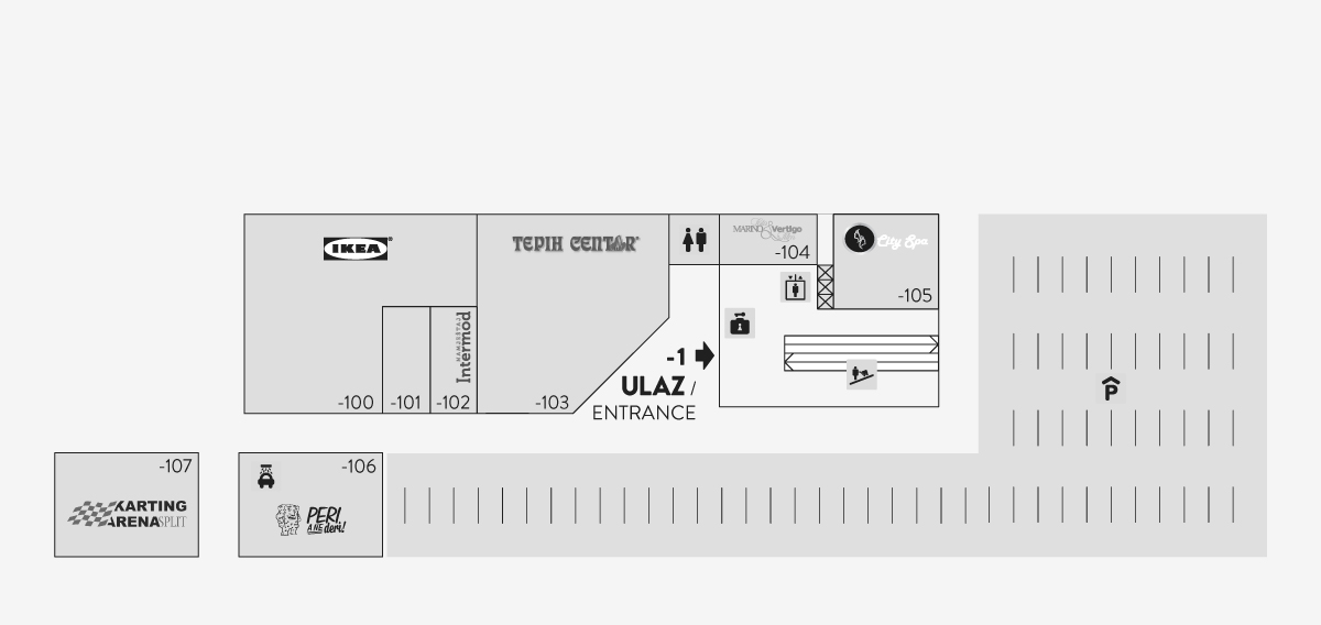 City Center Shop Map