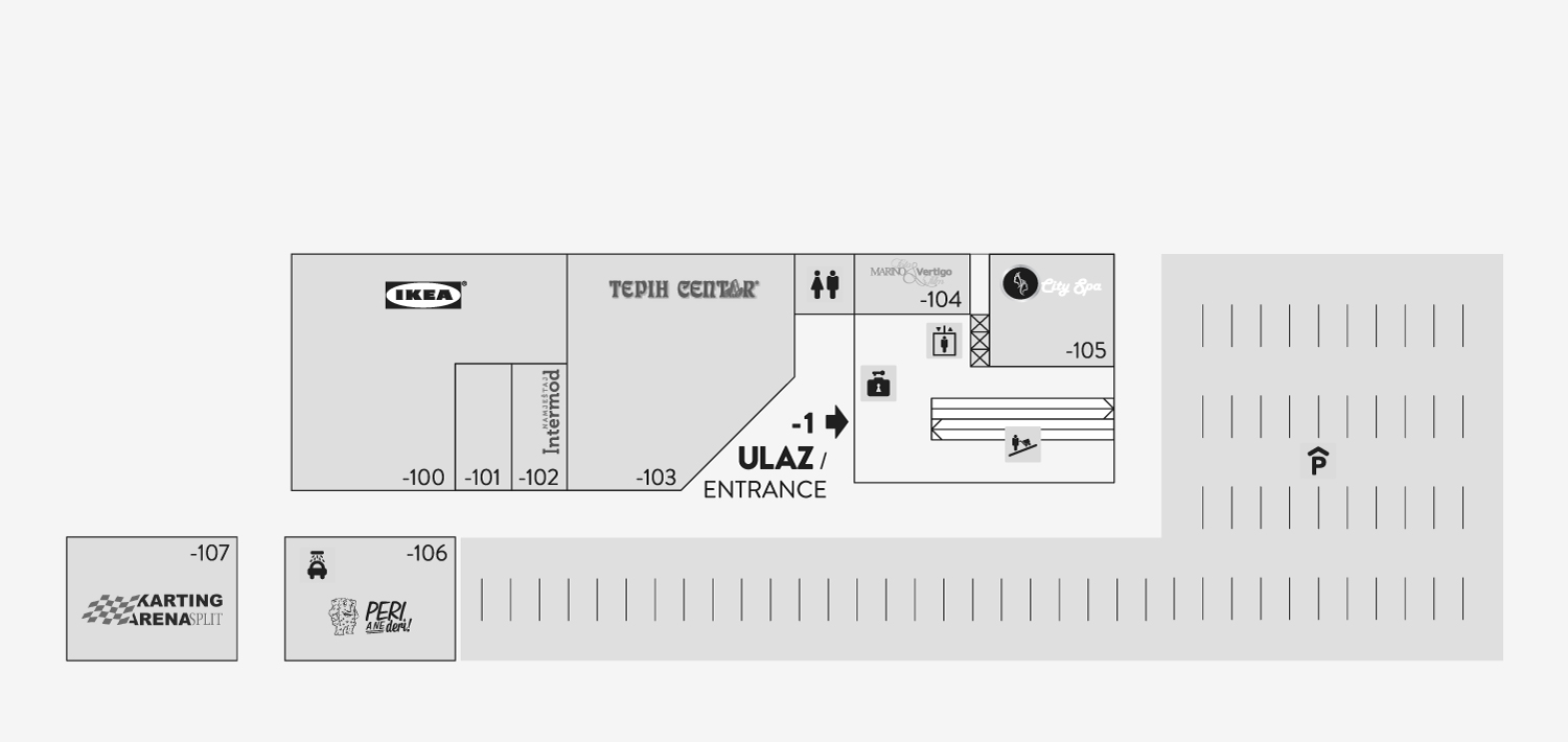 City Center Shop Map