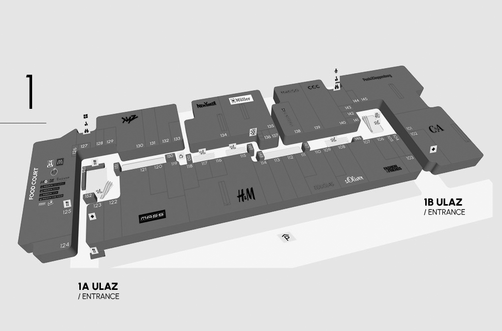 City Center Shop Map