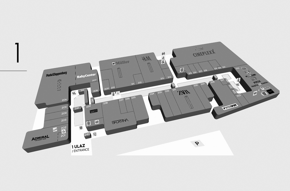 City Center Shop Map