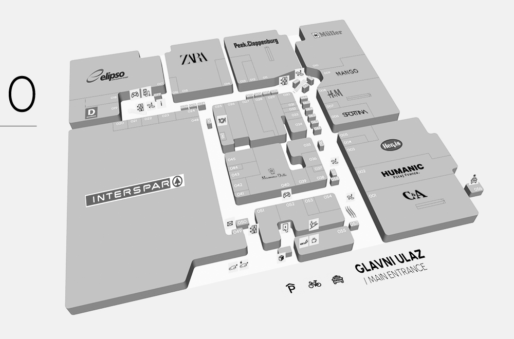 City Center Shop Map